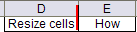 Resize-cells